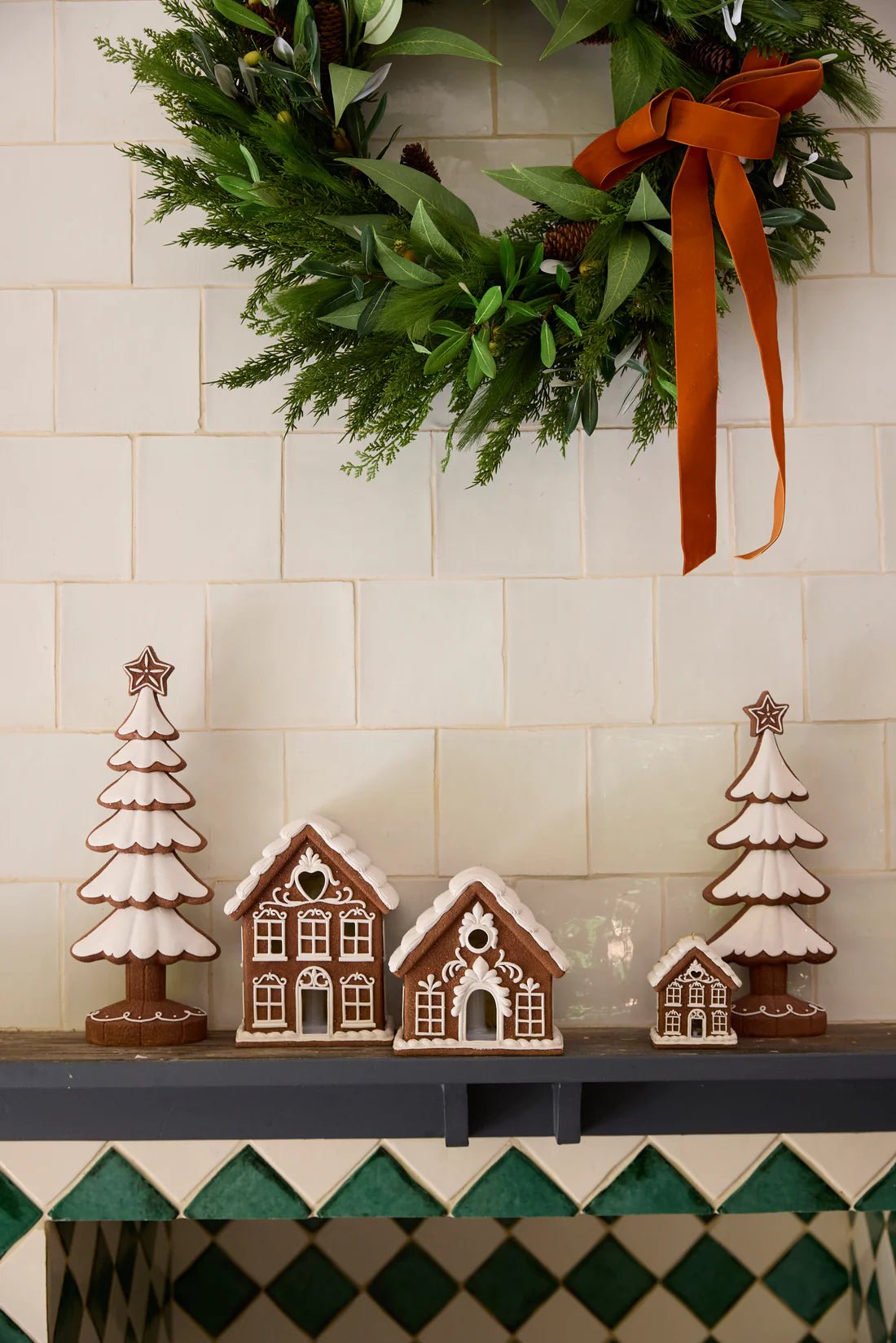 33.5 CM ICED GINGERBREAD TREE - Pure Apotheca