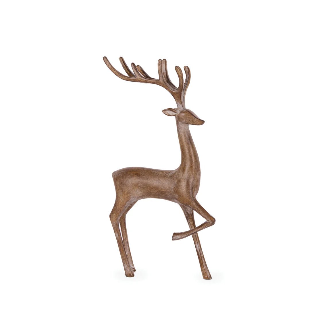 34 CM WOODGRAIN REINDEER - Pure Apotheca