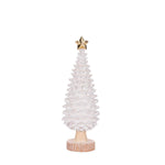 34.5 CM WASHED PINECONE TREE WITH STAR - Pure Apotheca