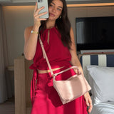 Madeline Shoulder Bag Dusty Pink