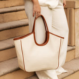 Alexandra Tote Bag Canvas Tan