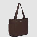 Charlotte Canvas Tote Bag Chocolate