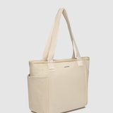 Charlotte Canvas Tote Bag Natural