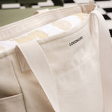 Charlotte Canvas Tote Bag Natural