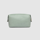 Lucinda Woven Cosmetic Case Sage Green