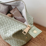 Lucinda Woven Cosmetic Case Sage Green