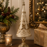 Champagne Ivory Christmas Tree 37cm