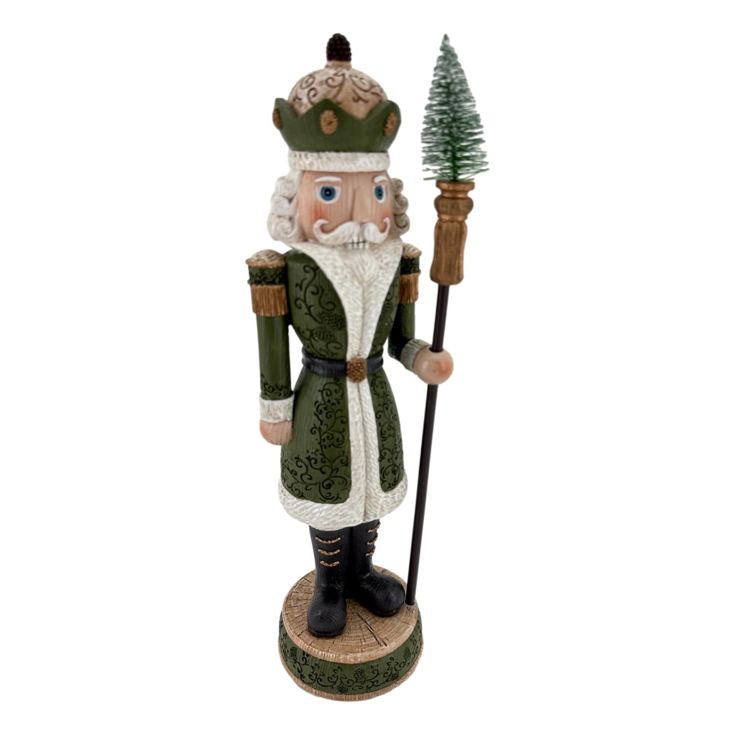 35CM GREEN NATURAL NUTCRACKER - Pure Apotheca