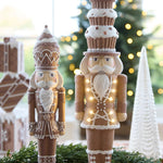 37 CM PIPED GINGERBREAD NUTCRACKER - Pure Apotheca