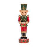 37 CM TEDDY BEAR NUTCRACKER WITH DRUM - Pure Apotheca
