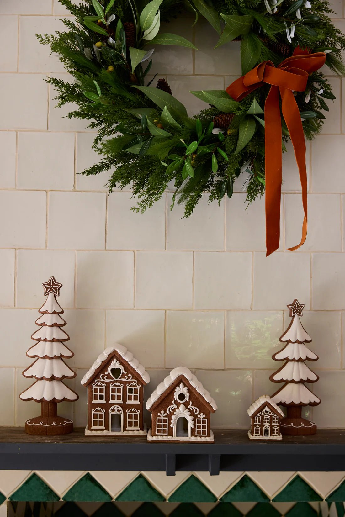 38.5 CM ICED GINGERBREAD TREE - Pure Apotheca