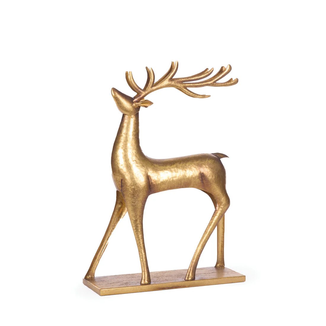 39.5 CM METALLIC METAL REINDEER - Pure Apotheca