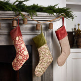 Pomegranate Floral Stocking Red
