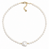 Abbey Baroque & Rice Pearl Necklace