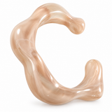 Curve Resin Cuff Nude