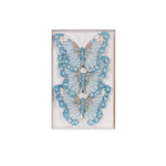 3PK LIGHT BLUE SHIMMERING BUTTERFLIES - Pure Apotheca