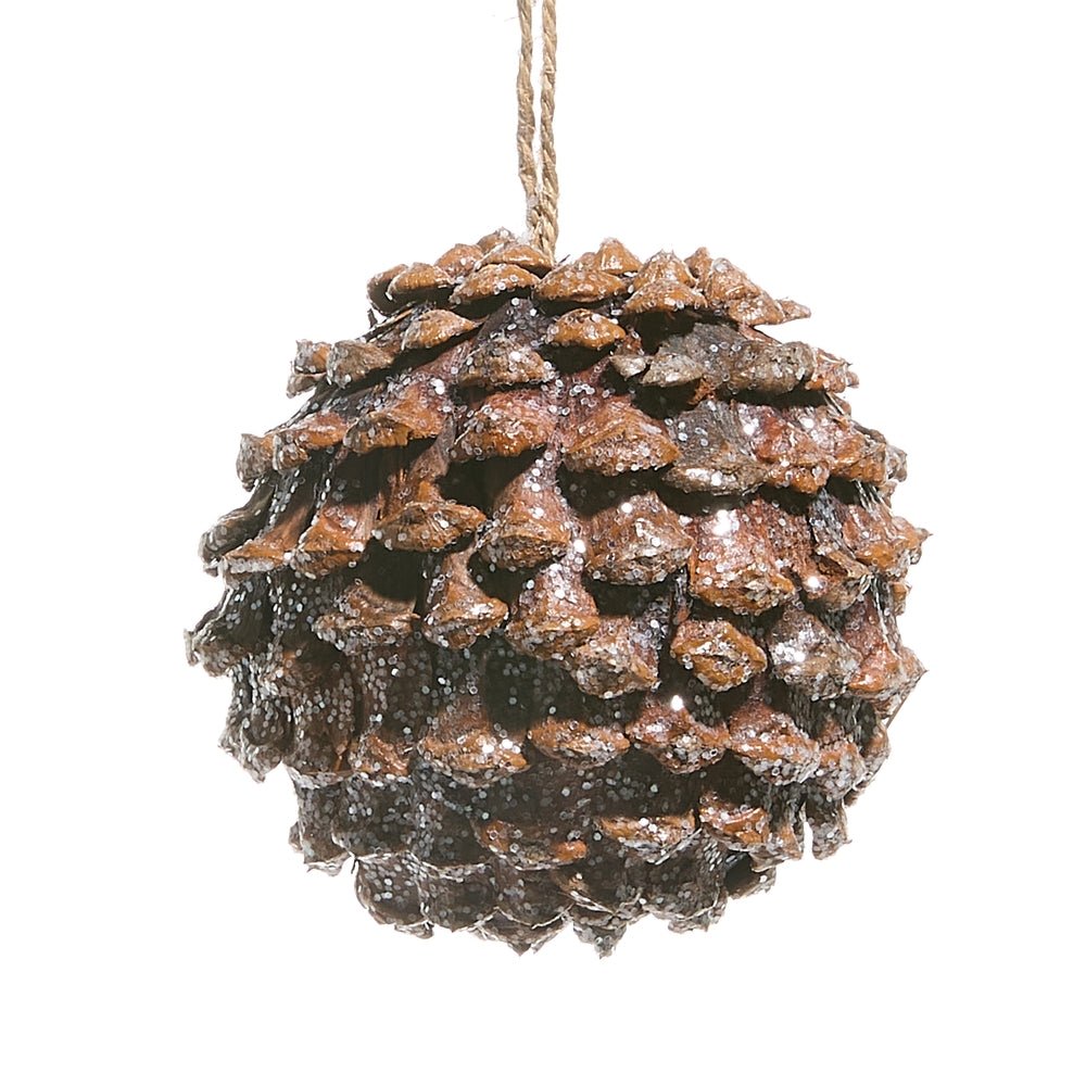 4" ICED PINECONE ORNAMENT - Pure Apotheca