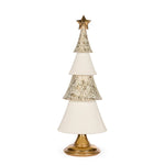 41 CM WHITE AND GOLD LAYERED TREE - Pure Apotheca