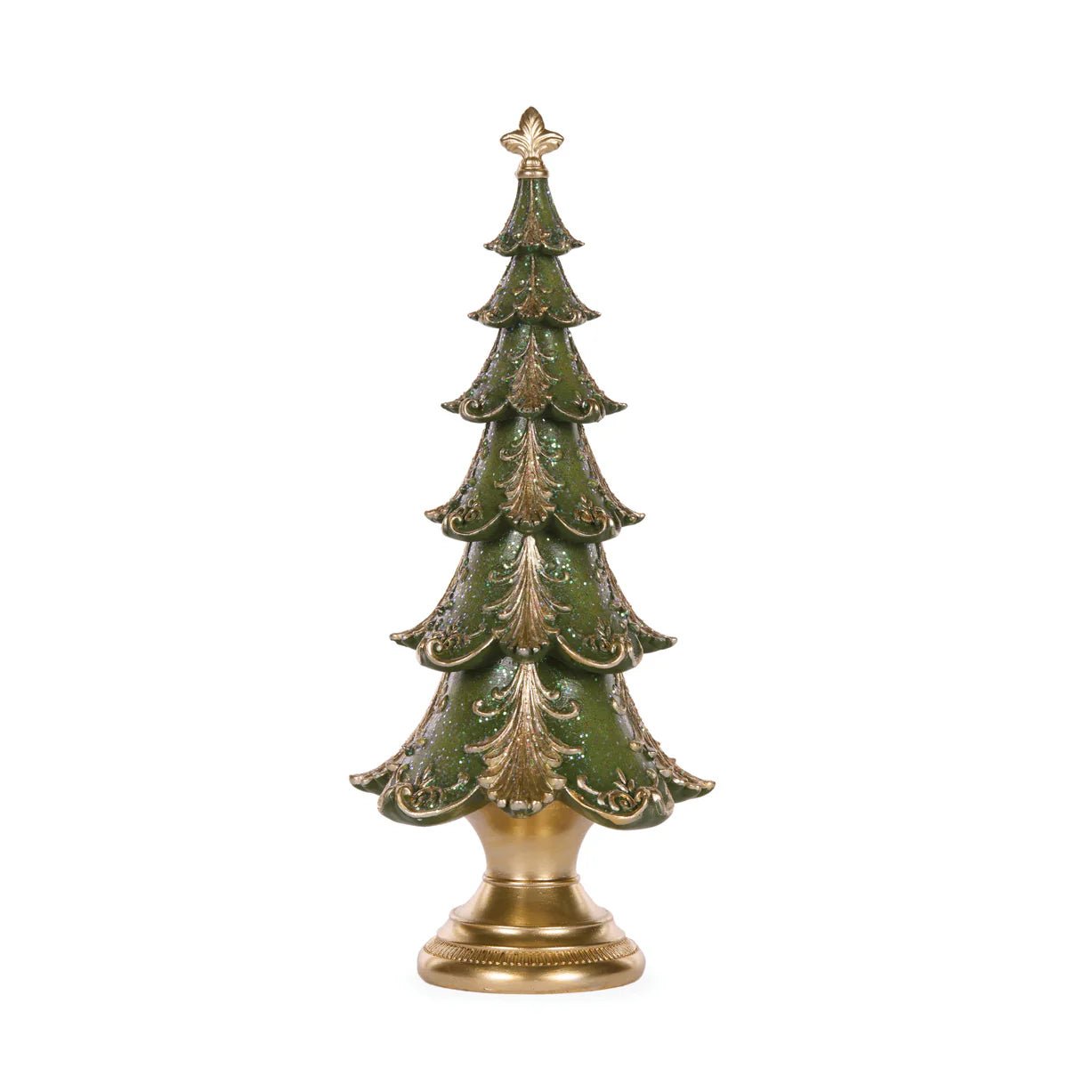 42 CM GREEN LAYERED TREE - Pure Apotheca