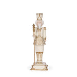 42 CM WHITE AND GOLD NUTCRACKER - Pure Apotheca