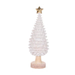 42.5 CM WASHED PINECONE TREE WITH STAR - Pure Apotheca
