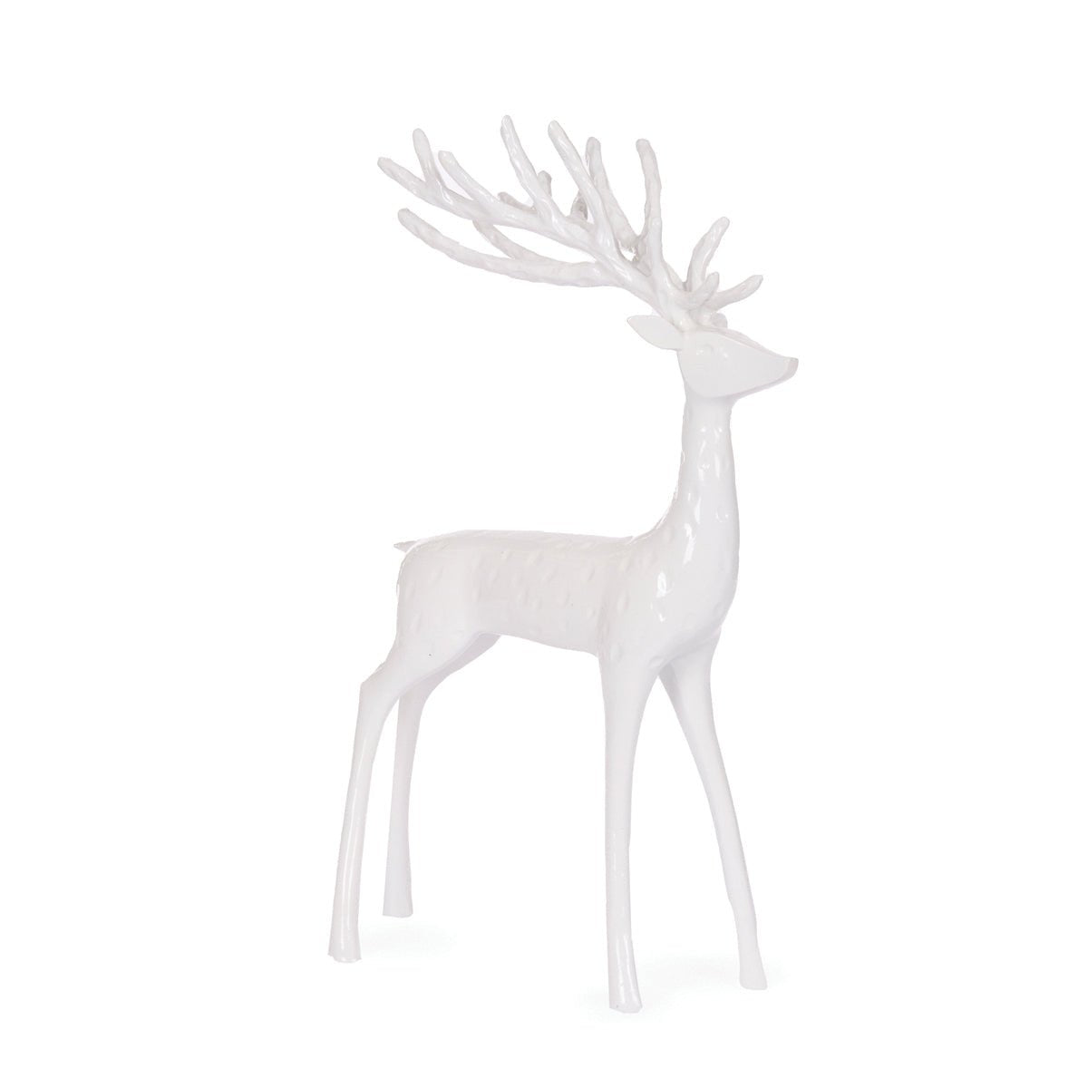 44.5 CM WHITE MINIMAL REINDEER - Pure Apotheca