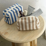 Addi Pouch Beige Stripe