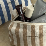 Addi Pouch Beige Stripe