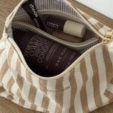 Addi Pouch Beige Stripe