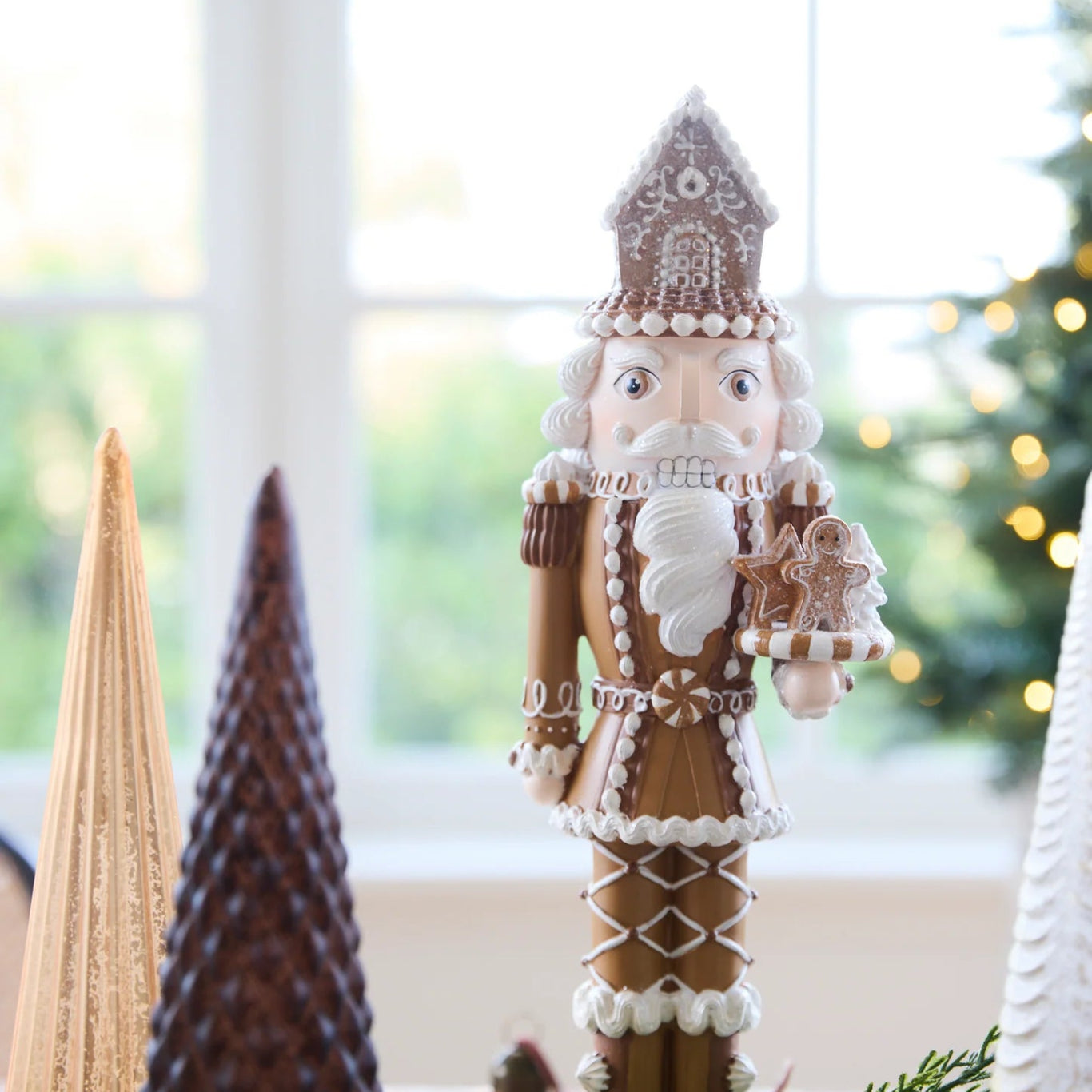 45 CM PIPED GINGERBREAD NUTCRACKER - Pure Apotheca
