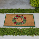 FESTIVE WREATH DOORMAT 45X75CM