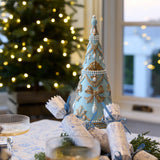 40 CM BLUE INTRICATE PEARL TREE