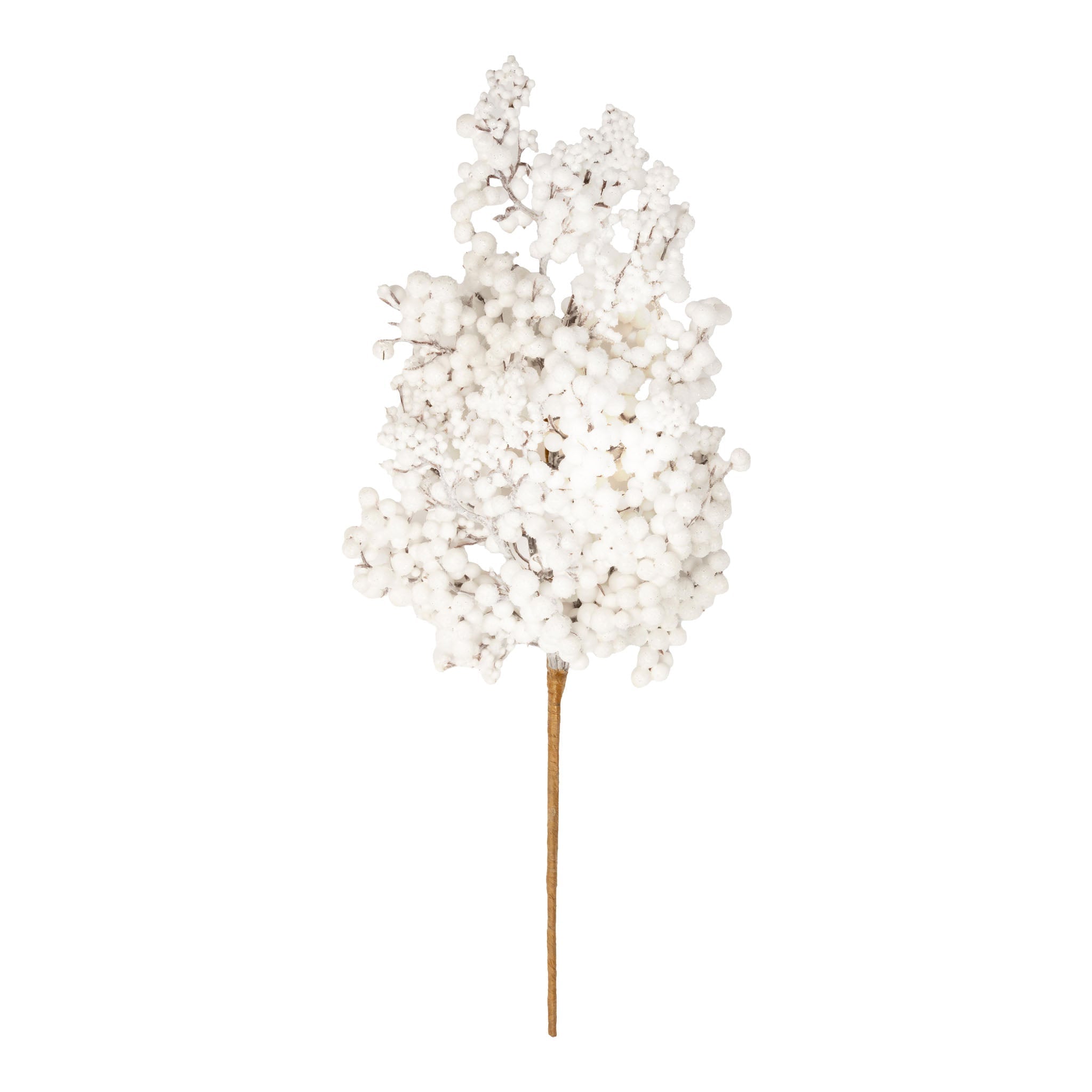 45cm Snow White Berry Spray - Pure Apotheca