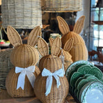 46 CM WOVEN BUNNY WITH BOW - Pure Apotheca