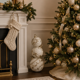 Champagne Ivory Bauble Ball Stack 61cm