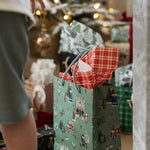 4pk Tissue Paper - Christmas Red Check - Pure Apotheca