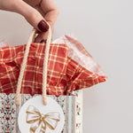 4pk Tissue Paper - Christmas Red Check - Pure Apotheca