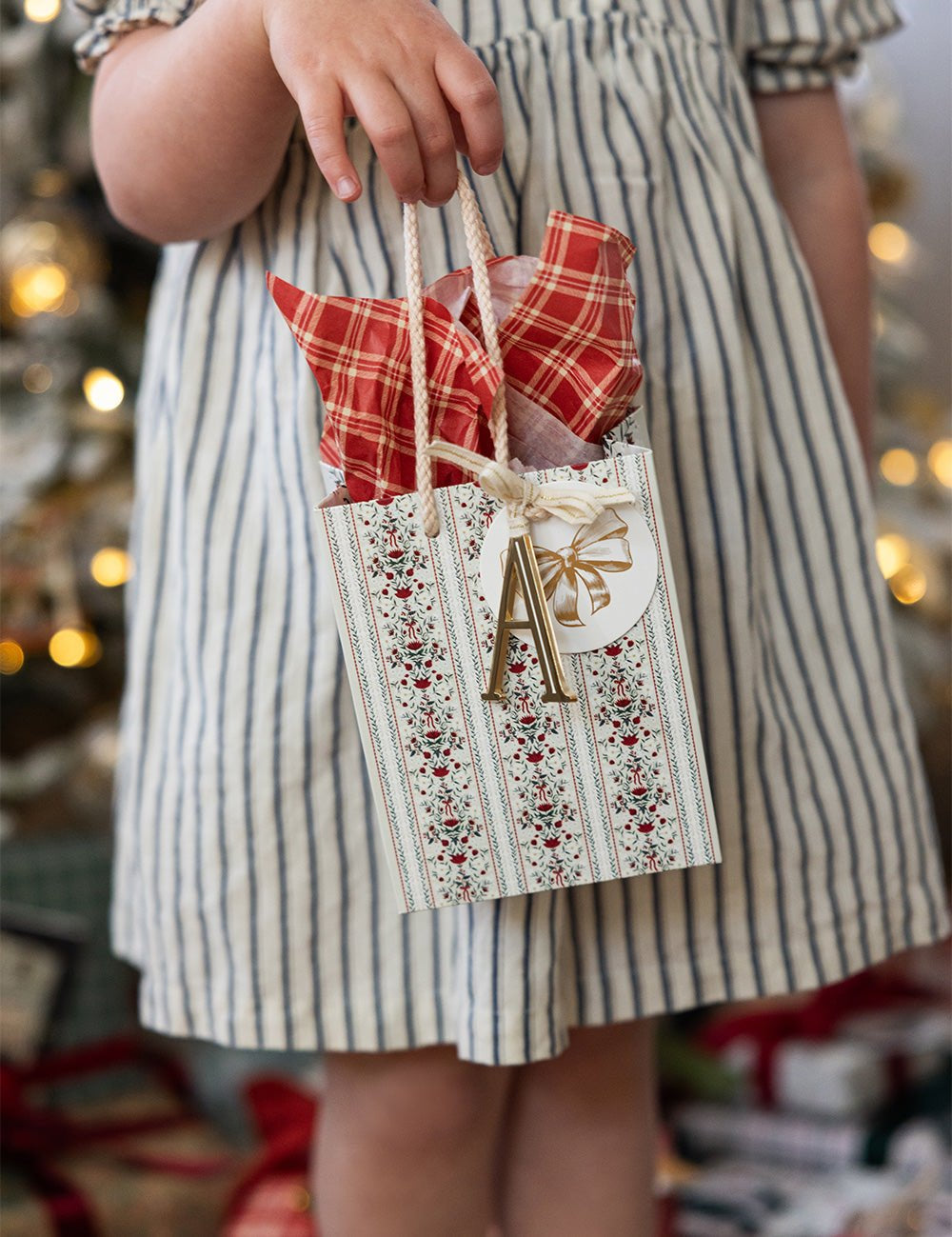 4pk Tissue Paper - Christmas Red Check - Pure Apotheca
