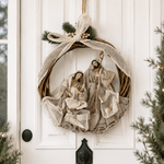 50cm Holy Family Nativity Wreath - Pure Apotheca
