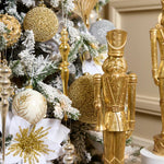 52 CM GOLDEN NUTCRACKER WITH WREATH - Pure Apotheca