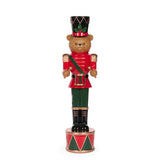 55 CM TEDDY BEAR SOLDIER WITH DRUM - Pure Apotheca