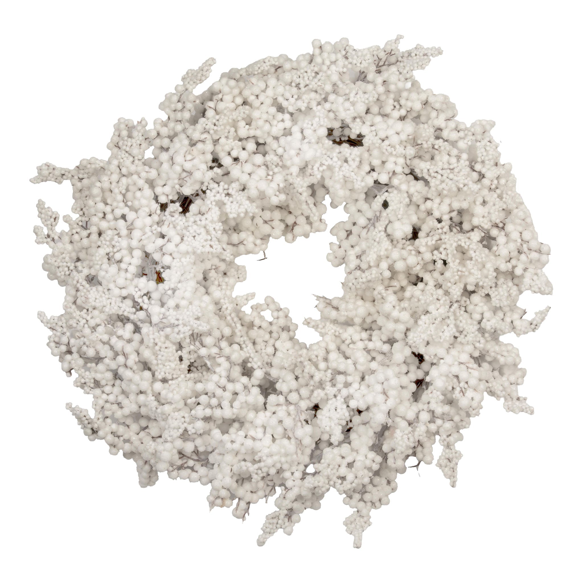55cm Snow White Berry Wreath - Pure Apotheca