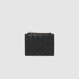 Lily Woven Wallet Black