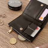 Lily Woven Wallet Black