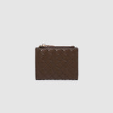 Lily Woven Wallet Chocolate