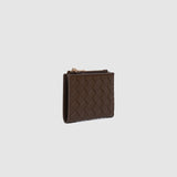 Lily Woven Wallet Chocolate