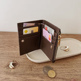Lily Woven Wallet Chocolate