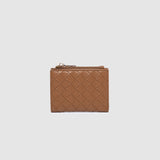 Lily Woven Wallet Tan
