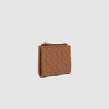 Lily Woven Wallet Tan