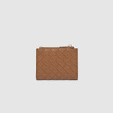 Lily Woven Wallet Tan